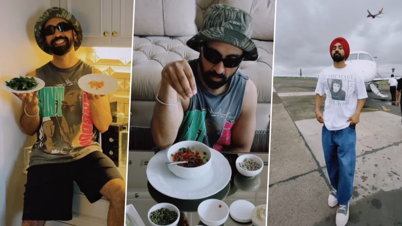 Diljit Dosanjh Shares Healthy Meal Video, Says ‘Yo Chat’ (Watch)