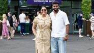 Jasprit Bumrah Ditches Wimbledon Dress Code in Style! Indian Cricketer’s Casual Look With Wife Sanjana Ganesan Turns Heads at Tennis Grand Slam (View Photos)