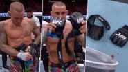 Dustin Poirier Lays Down His Fighting Gloves in Octagon After Losing Retirement Match At UFC 318 Against Max Holloway (Watch Video)