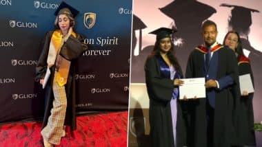 Kajol and AR Rahman Celebrate Daughters Nysa Devgn and Raheema Rahman’s Graduation From Swiss University With Heartwarming Moments Going Viral (Watch Video)