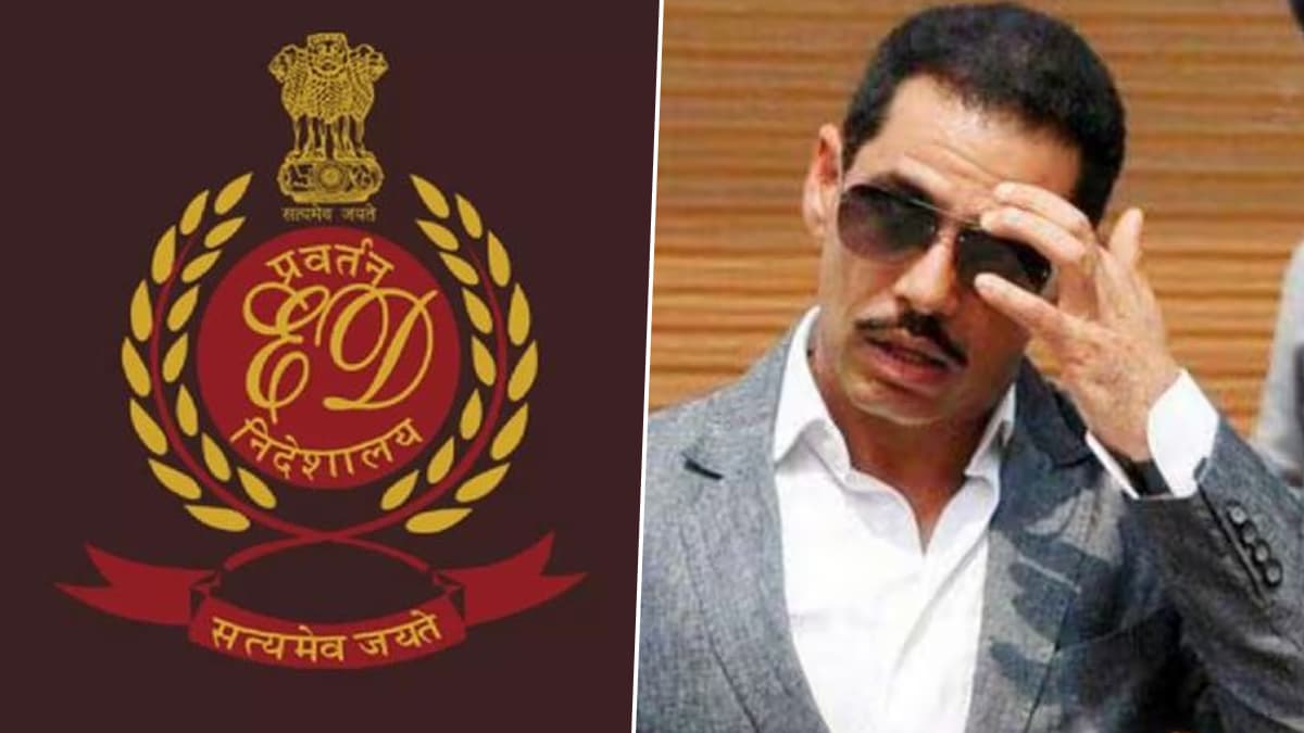 Agency News | ED Files Charge Sheet Against Robert Vadra in Land Deal Case  | LatestLY