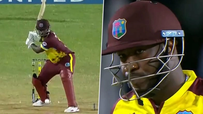 Andre Russell Shines in Swansong International Outing for West Indies, Scores Brisk 36 off 15 During WI vs AUS 2nd T20I 2025 (Watch Video)