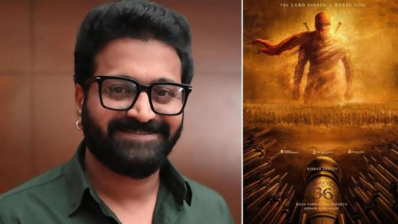 'Production No. 36' First Look: ‘Kantara’ Star Rishab Shetty Impresses as Fierce Rebel in Ashwin Gangaraju’s Upcoming Telugu-Kannada Historical Action Drama