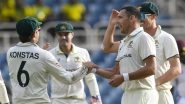 WI vs AUS 3rd Test 2025: West Indies Pacer Alzarri Joseph Reduces Australia to 99/6, Visitors Lead by 181 Runs