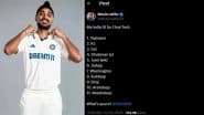 India Playing XI for 5th Test vs England: Wasim Jaffer Picks IND’s 11 for The Oval Test, Includes Arshdeep Singh