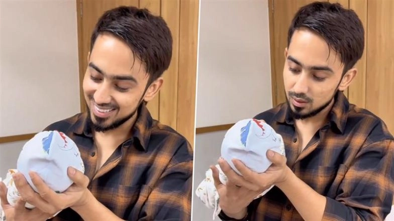 ‘Bigg Boss OTT 3’ Fame Influencer Adnaan Shaikh Finally Reveals Baby Boy’s Name, the Lion-Inspired Meaning Will Leave You Surprised! (Watch Video)