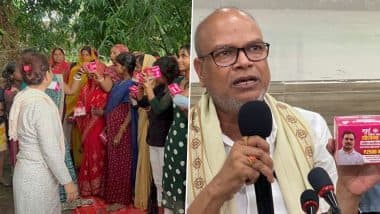 Rahul Gandhi’s Photo on Sanitary Pads: JDU Slams Congress for ‘Ideological Bankruptcy’ As Party’s Unique Women-Centric Initiative Sparks Controversy