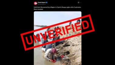 Fact Check: Did Villagers Discover Gold Dust in Syria’s Raqqa As Euphrates River Recedes? Here’s the Truth Behind Viral Claim