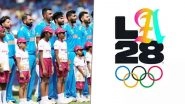 Olympics Cricket 2028 Schedule: LA28 Cricket Matches To Begin on July 12, Medal Games Scheduled for July 20 and 29