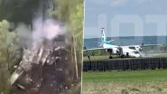 Russian Plane Disappearance News Update: Wreckage of Missing Antonov An-24 Plane of Angara Airline Found in Amur, Video Surfaces