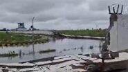 MP: Boundry Wall of Rewa Airport, Inaugurated Last Year, Collapses Amid Heavy Rainfall; Congress and AAP Allege Corruption by BJP (Watch Videos)