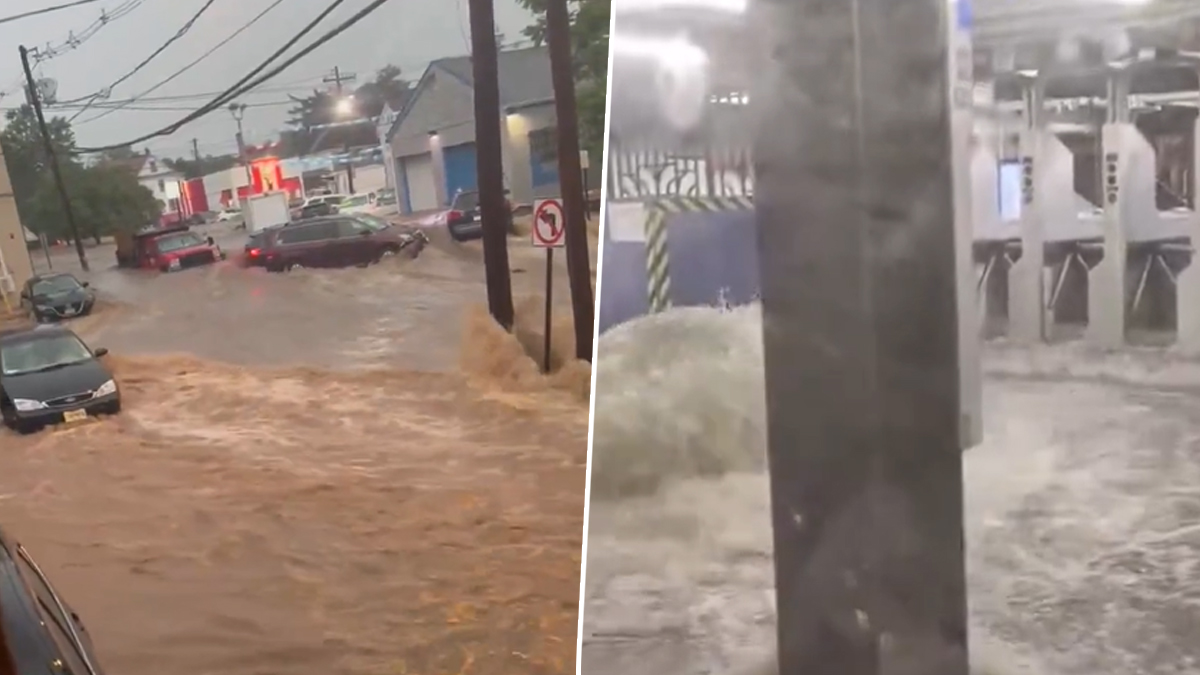 World News | Torrential Rain Triggers Flash Flooding in New York, New ...