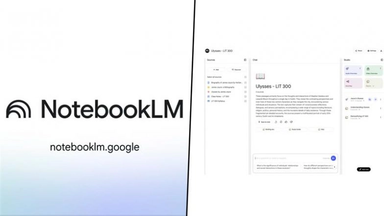 NotebookLM Studio UI: Google Introduces New User Interface With Multi-Output and Audio Overview Features; Check Details
