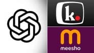 Google Play Store Top Free Apps List: ChatGPT, Kuku TV, Meesho, Seekho and Instagram Among Most Downloaded Play Store Apps by Android Users This Week