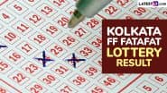 Kolkata Fatafat Result Today: Kolkata FF Result for July 14, 2025 Declared, Check Winning Numbers and Result Chart of Satta Matka-Type Lottery Game