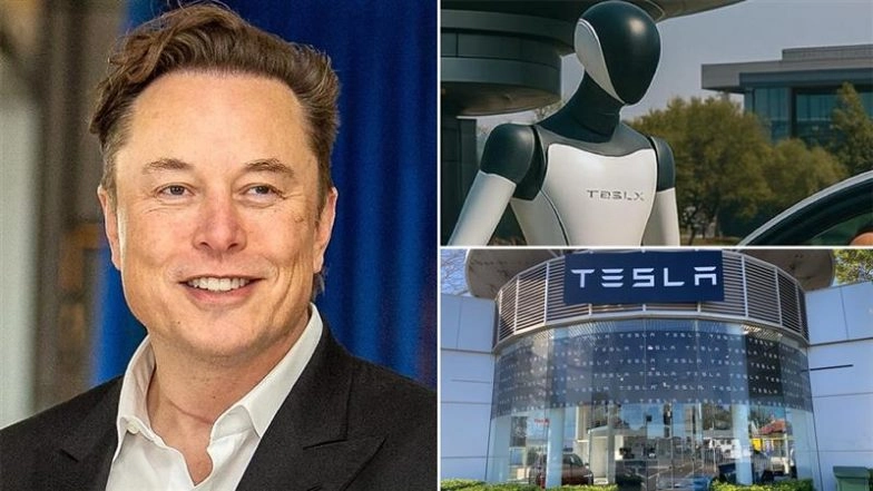 Optimus Will Bring the Food to Your Car Next Year, Says Elon Musk As Tesla Announces Opening New Store in Newcastle on July 26, 2025