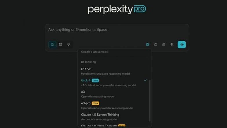 Grok 4 AI Model Now Available for Perplexity Pro and Max Subscribers, Says CEO Aravind Srinivas