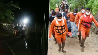 Ludhiana Road Accident: 6 Pilgrims Killed As Overloaded Mini-Truck Carrying 25 People Falls Into Sirhind Canal in Punjab; Divers Look for More Bodies (Watch Video)