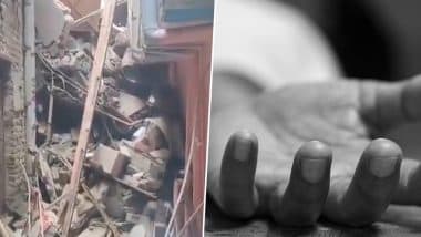 Delhi Building Collapse: 2 Dead, 8 Injured in 4-Storey Building Collapse in Seelampur’s Welcome Area; Rescue Operation Underway (Watch Video)