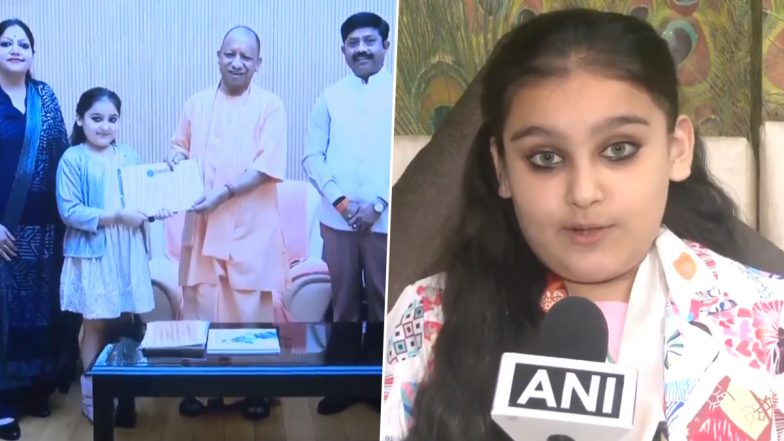 Meet Soundarya Vishruta Pandey, &lsquo;Wonder Girl&rsquo; Who Impressed UP CM Yogi Adityanath by Reciting &lsquo;Shiv Tandav Stotram&rsquo; and Constitution Preamble (Videos)