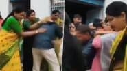 Agra: BJP Booth President Anand Sharma Thrashed by Women With Slippers for Sending Obscene Clips (Watch Video)