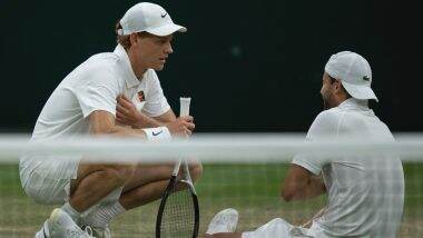 Jannik Sinner Reaches Wimbledon 2025 Quarterfinals Despite Elbow Issue As Injured Grigor Dimitrov Retires