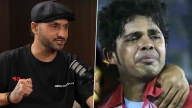 ‘You Hit My Father’ Harbhajan Singh Opens Up on Emotional Encounter With S Sreesanth’s Daughter Over IPL 2008 Slapping Incident (Watch Video)