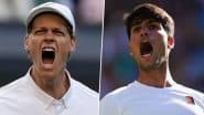 How To Watch Jannik Sinner vs Carlos Alcaraz Wimbledon 2025 Live Streaming Online? Get Live TV Telecast Details of Men's Singles Final Tennis Grand Slam Match
