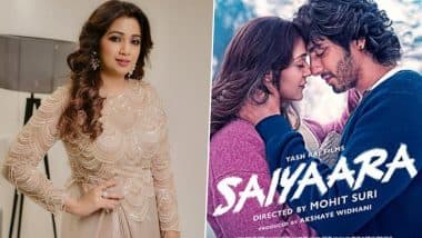 ‘There Is So Much Innocence, Purity’, Says Shreya Ghoshal About Singing ‘Saiyaara Title Track’ Female Version, Calls It One of Her Most Special Projects