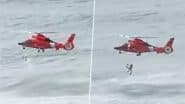 US Coast Guard Rescues 11-Year-Old Girl Swept Away Near California Beach, Video Surfaces