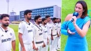 British Woman Sings Indian National Anthem Ahead of IND vs ENG 4th Test 2025 in Manchester, Fans Display Mixed Reactions on Social Media