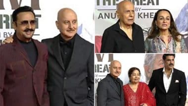 ‘Tanvi The Great’: Anupam Kher’s Movie Screening in Mumbai Turns Out To Be Star-Studed Affair (Watch Video)