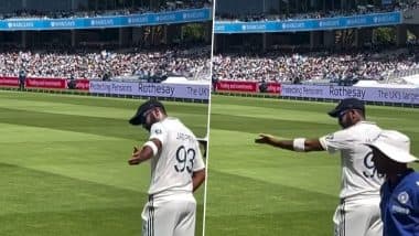 'Khud Aakar Lele' Jasprit Bumrah's Reaction Goes Viral After Fan Shouts 'I Want Wicket' Near Boundary Line During IND vs ENG 3rd Test 2025