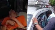 Agra Horror: Elderly Man Found Tied Up and Locked in Car With ‘Maharashtra Police’ Sticker Near Taj Mahal in Scorching Heat, Rescued by Guide; Shocking Video Surfaces