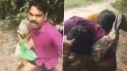 ‘Tumhare Paer Padta Hoon’: BJP Leader Rahul Balmiki Caught Partially Undressed With Married Woman at Cremation Ground in Bulandshahr, Begs Villagers for Mercy in Viral Video