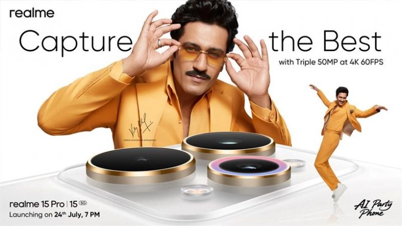 Realme 15 Pro 5G Camera Features Teased Ahead of Launch in India on July 24; Check Specifications and Expected Price (Watch Video)