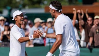 How to Watch Rinky Hijikata-David Pel vs Julian Cash-Lloyd Glasspool, Wimbledon 2025 Live Streaming Online: Get Live TV Telecast Details of Men's Doubles Final Grand Slam Match?