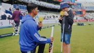 IND vs ENG 2nd Test 2025: Emotional Yashasvi Jaiswal Gifts Signed Bat to His Big Fan Ravi, a Visually Impaired Child (Watch Video)