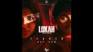 ‘Lokah – Chapter 1 Chandra’: Kalyani Priyadarshan’s Superhero Film Is Set for Onam Release, Teaser Introduces a Mystical World (Watch Video)