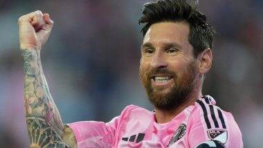 Lionel Messi Creates Major League Soccer History by Becoming First Player To Score Multiple Goals in Four Consecutive League Matches, Achieves Feat During New England Revolution vs Inter Miami MLS 2025 Match