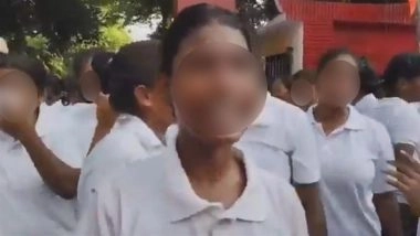 ‘Forced to Bathe in Open’: UP Police Female Recruits Protest Lack of Basic Amenities at Gorakhpur Training Centre (Watch Video)