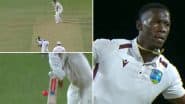 Shamar Joseph Bowls Peach of Delivery to Dismiss Beau Webster During WI vs AUS 3rd Test 2025 (Watch Video)