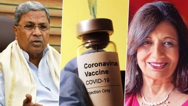 ‘Seeking Clarity Is Not Misinformation’: CM Siddaramaiah Responds to Biocon Chief Kiran Mazumdar Shaw on COVID-19 Vaccine Row