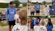 Vaibhav Suryavanshi Signs Autographs, Takes Photo With Young Kids After IND U19 vs ENG U19 1st Youth Test Ends In A Draw (Watch Video)