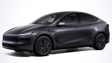 Tesla Model Y Booking Now Open in India As First Showroom Launches in Mumbai; Check Booking Amount, Specifications and On-Road Price Details