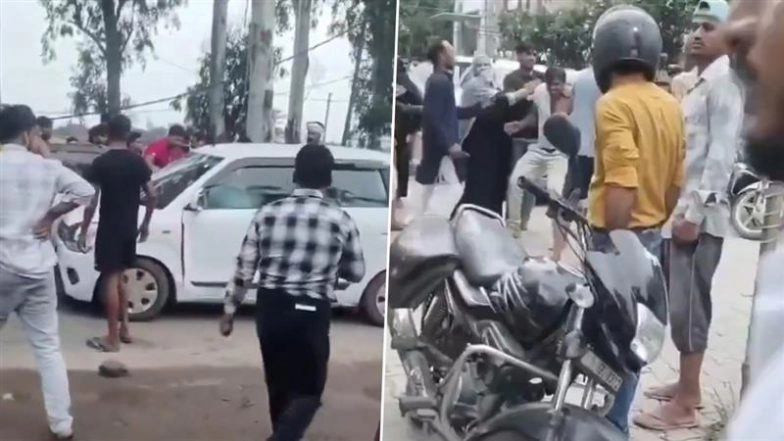 Haridwar Horror: Kanwariyas Brutally Attack Muslim Family, Smash Car After Minor Road Brush; FIR Registered After Shocking Assault Video Goes Viral