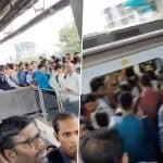 Mumbai Metro 1 Update: Services on Ghatkopar-Versova Line Disrupted Due to Technical Glitch, Videos Show Massive Rush on Stations