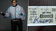 &lsquo;Sholay&rsquo;: Amitabh Bachchan Shares Rare INR 20 Ticket Ahead of Film&rsquo;s 50th Anniversary, Recalls Golden Era of Indian Cinema