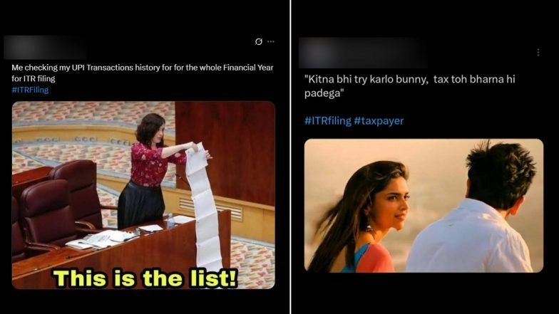 Income Tax Day 2025 in India: It’s ITR Filing Season and These Funny Memes, Instagram Reels and Jokes Are Pure Gold, Only Taxpayers Can Relate