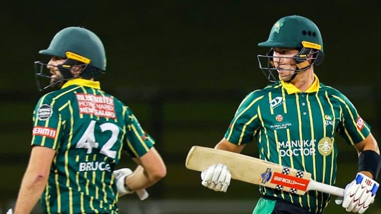 Central Stags Beat Hobart Hurricanes by 16 Runs in Global Super League 2025: Tom Bruce, Curtis Heaphy, Ajaz Patel Shine As Districts Earn First Win